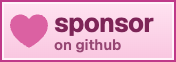 sponsor on github