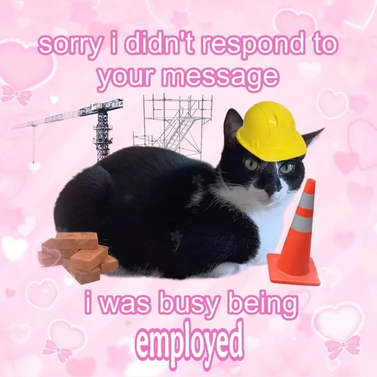 busy being employed